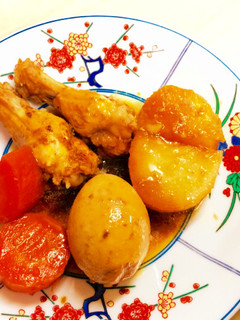疲れがふっとぶ手羽元と長芋のこってり煮-レシピのメイン写真