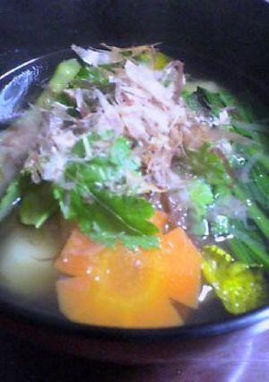めんつゆ雑煮-レシピのメイン写真