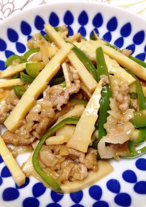 豚こま炒め〈青椒肉絲風〉-レシピのメイン写真