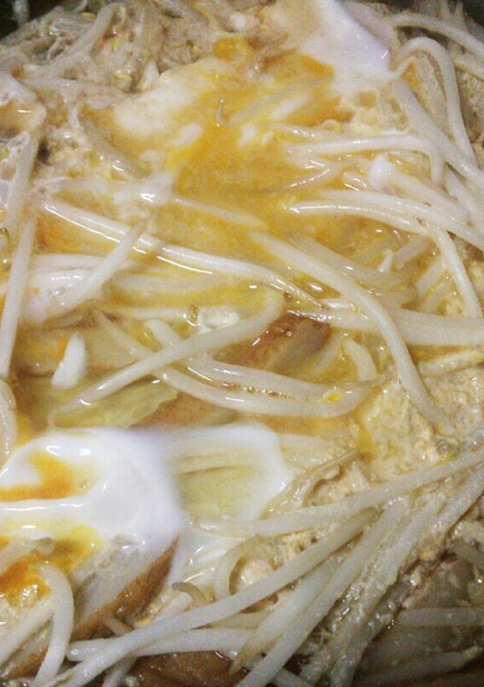 もやしとさつま揚げの卵とじ-レシピのメイン写真