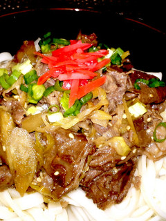 コラボ)牛丼×うどん=牛う丼(^^♪-レシピのメイン写真