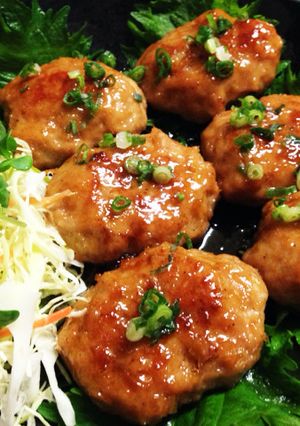 タレ比率1:1！うちの鶏つくねの照り焼き-レシピのメイン写真