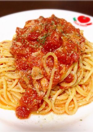 簡単!トマトフェチパスタ-レシピのメイン写真