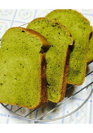 HB♪ふわふわ濃厚抹茶食パン-レシピのメイン写真