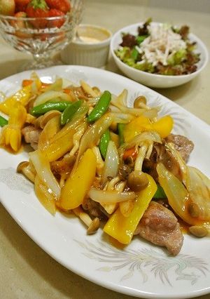 簡単ヘルシー☆カラフル野菜の酢豚-レシピのメイン写真