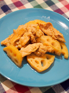 豚肉とレンコンの辛子煮-レシピのメイン写真