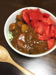 ランチにも!カレーサラダ丼◎-レシピのメイン写真