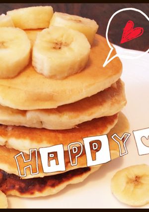 簡単♪離乳食♪パンケーキ♪誕生日にも-レシピのメイン写真