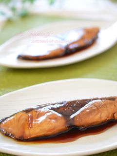 身体に嬉しい♡ブリの黒酢煮照り焼き✿-レシピのメイン写真