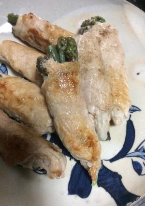 蕨の豚肉巻き-レシピのメイン写真
