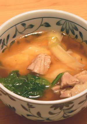 冷凍庫からきたお雑煮-レシピのメイン写真
