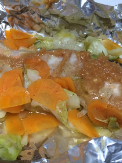 鮭のホイル焼き(みそバター)-レシピのメイン写真