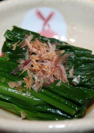 おばあちゃんの味♪行者にんにくのおひたし-レシピのメイン写真