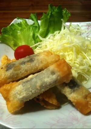 簡単⁂長芋の餃子の皮でおくるみ揚げ-レシピのメイン写真