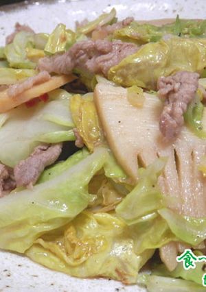 筍と春キャベツのオイスター炒め♪-レシピのメイン写真