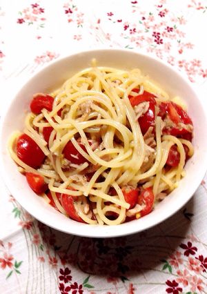 簡単!残り物で美味しく定番冷製パスタ!-レシピのメイン写真