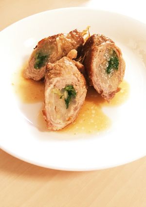 もやしとレタス外葉の肉巻き-レシピのメイン写真