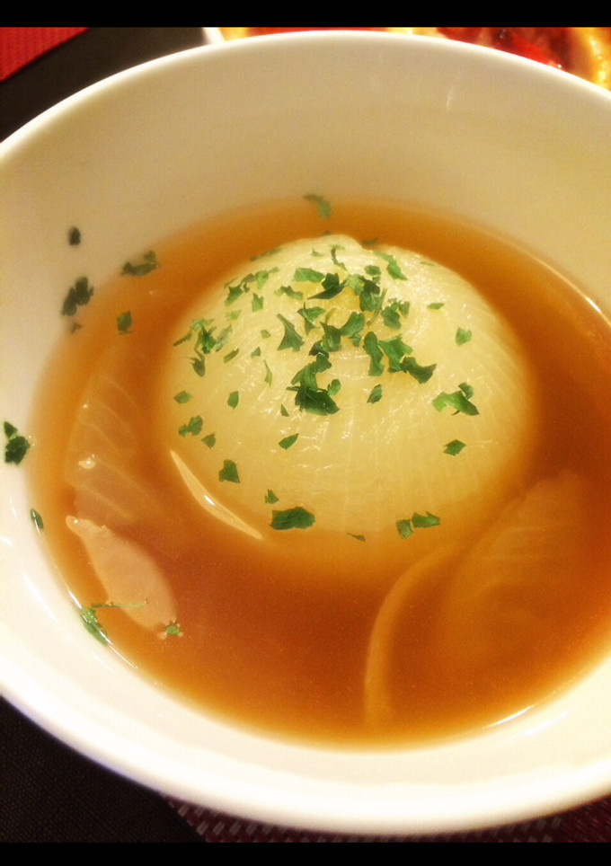 栄養満点☆新玉ねぎ丸ごとスープ-レシピのメイン写真