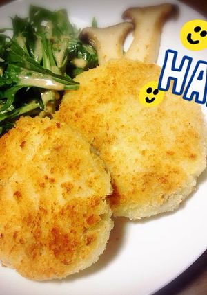 マクロビふわふわ長芋コロッケ-レシピのメイン写真
