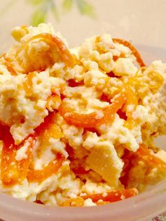 レンジでチン☆にんじんの白和え-レシピのメイン写真