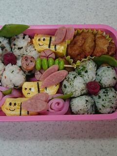 お花おにぎり弁当-レシピのメイン写真