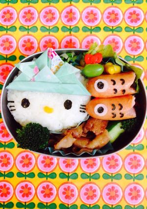 キティの鯉のぼり キャラ弁 こどもの日-レシピのメイン写真