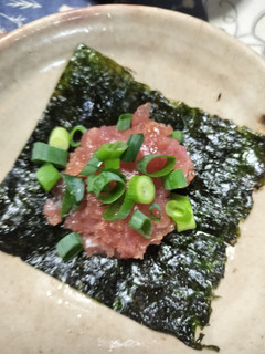 韓国海苔マグロタタキ-レシピのメイン写真