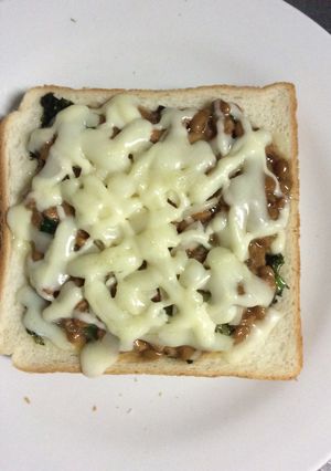 朝ごはんに♫納豆トースト♫-レシピのメイン写真