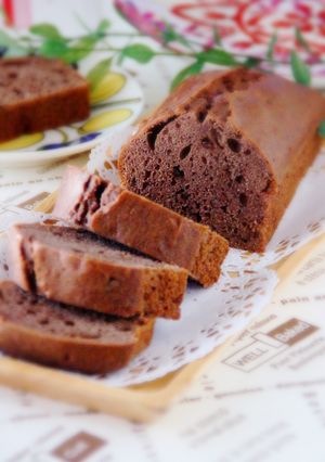 簡単おやつ✿ふんわりチョコパウンドケーキ-レシピのメイン写真