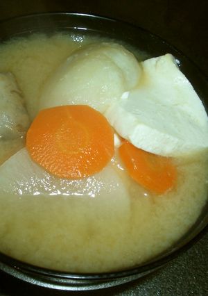 シンプルな関西風お雑煮-レシピのメイン写真