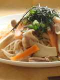 話題の燻製調味料で♪燻バター醤油ビーフン
