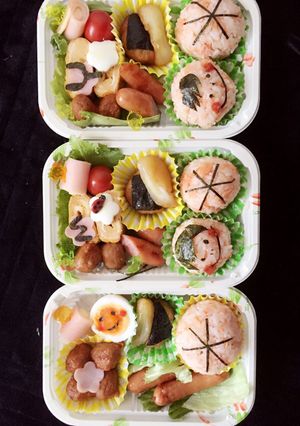 可愛いお弁当-レシピのメイン写真