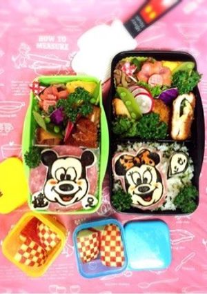 ミッキー&ミニー遠足弁当-レシピのメイン写真