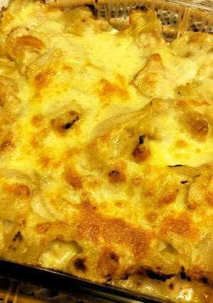 ホワイトソースのチキンマカロニグラタン-レシピのメイン写真