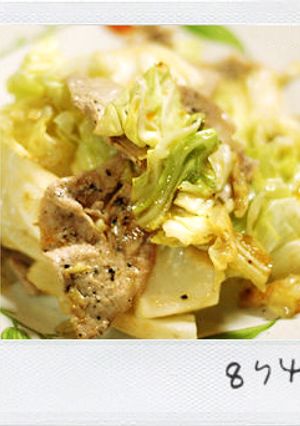 簡単すぎ♪豚肉とキャベツのザザッと炒め-レシピのメイン写真