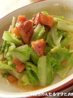 5分で完成★キャベツと焼き鶏の簡単炒め-レシピのメイン写真