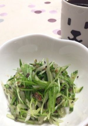 ニラ梅タレのさっぱりサラダ-レシピのメイン写真