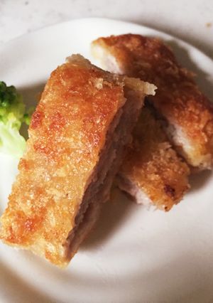 豚ロースの薄切りカツ☆子供お弁当おかず-レシピのメイン写真