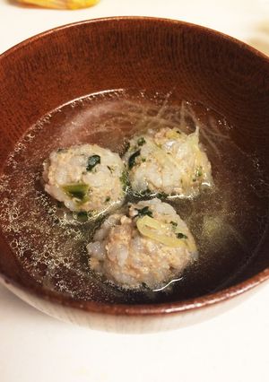 ご飯入り肉団子のスープ-レシピのメイン写真