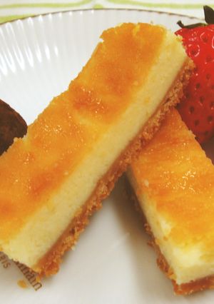 簡単☆燻製香るチーズケーキ-レシピのメイン写真