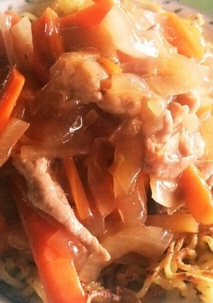 リニューアル！餡かけ☆かた焼きそば-レシピのメイン写真
