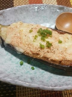 米ナスの明太トロロチーズ焼き-レシピのメイン写真