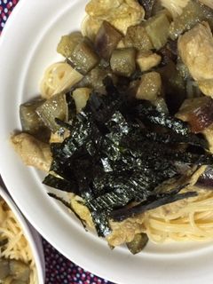 ナスと胸肉の✿パスタ✿カレービネガー風味-レシピのメイン写真