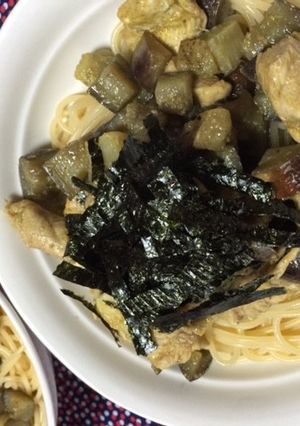 ナスと胸肉の✿パスタ✿カレービネガー風味-レシピのメイン写真