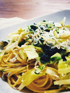 簡単絶品!しらすと青のりのパスタ-レシピのメイン写真