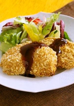 鶏むね肉でジューシー♥基本のチキンカツ-レシピのメイン写真