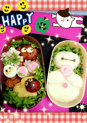 ベイマックスキャラ弁٩(๑>∀<๑)و♡-レシピのメイン写真