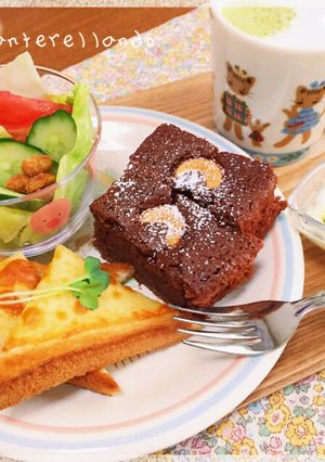ブランチにも♡簡単レシピのチョコケーキ!-レシピのメイン写真