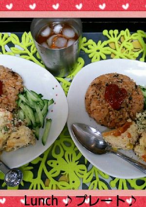 らんらんランチ♪プレート(*^ー^)ノ♪-レシピのメイン写真