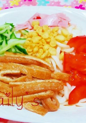 サラダうどん♪-レシピのメイン写真